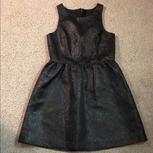 Black shimmer dress